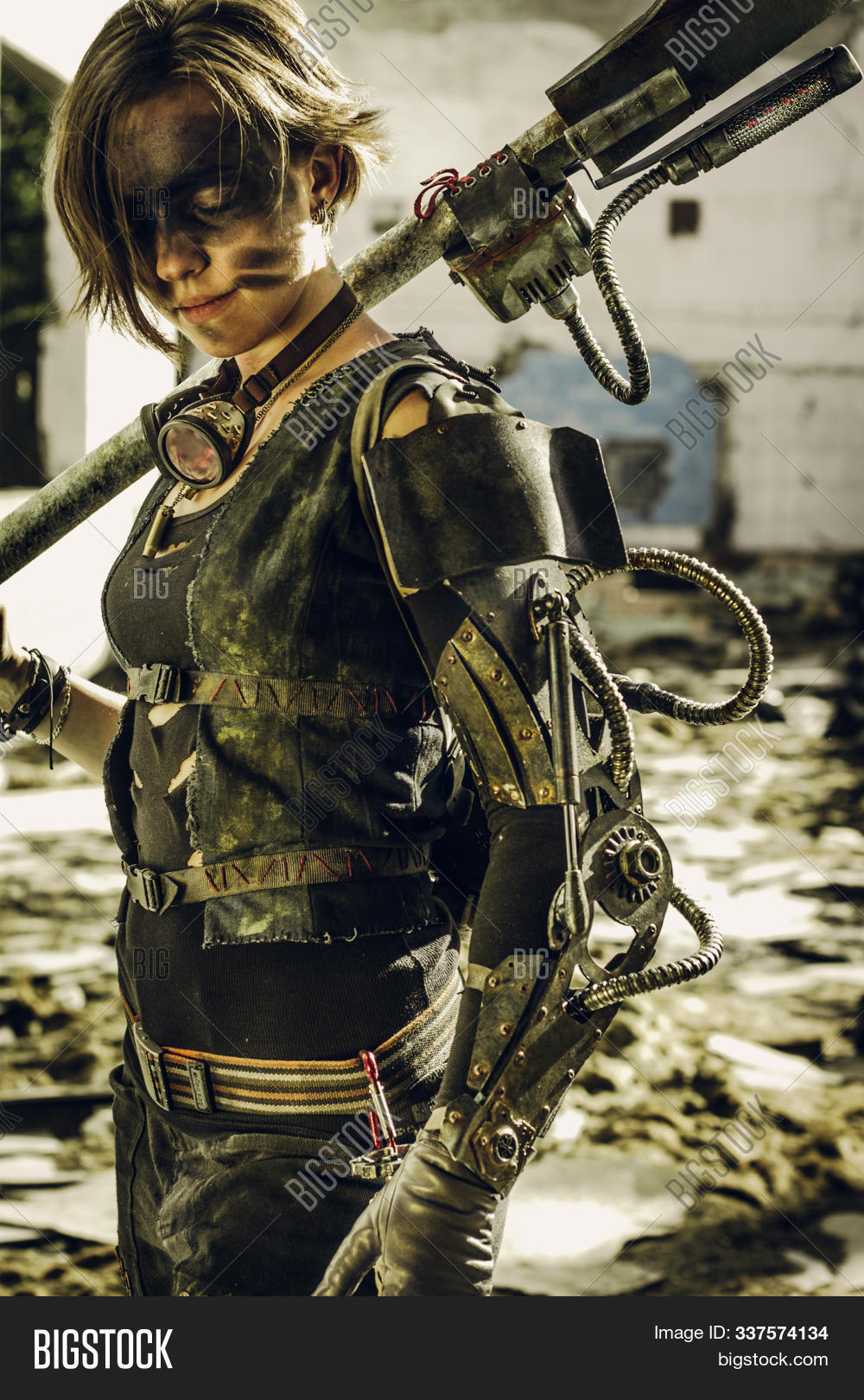 aggression,apocalypse,apocalyptic,armageddon,armed,bad,brutal,cyborg,danger,dangerous,dirty,doomsday,ecology,environment,evil,fear,female,grunge,hand,hostile,iron,merciless,metal,metallic,mighty,military,model,pollution,portrait,power,powerful,pretty,radiation,raider,soldier,steel,strong,survivor,technology,toxic,traveller,wanderer,war,warrior,wasteland,weapon,woman