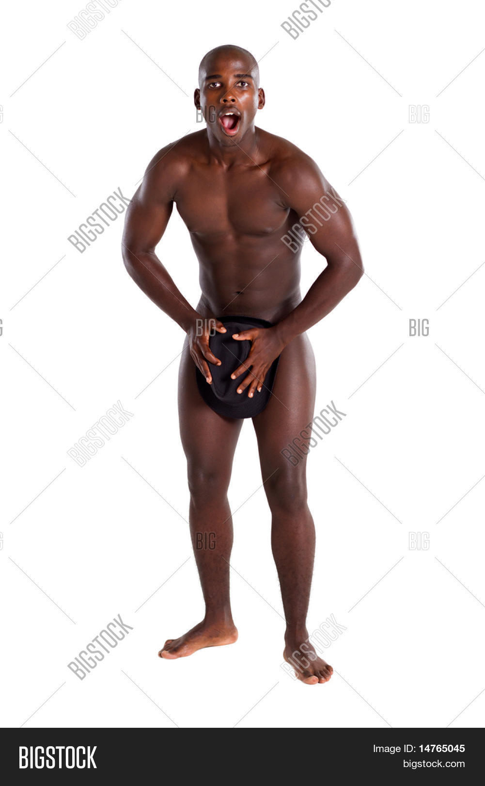adult,africa,african,afro,amazed,amazement,american,barefoot,beautiful,black,caught,concept,cover,expression,face,facial,get,hat,human,isolated,male,man,mature,naked,natural,nude,part,people,person,portrait,private,scared,shocked,skin,speechless,standing,studio,stunned,sudden,surprised,unexpected,wonder,young