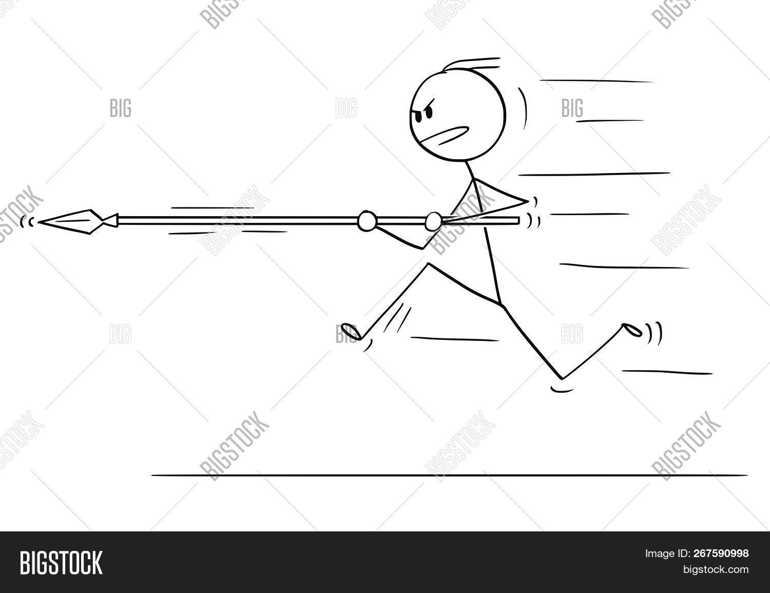 ancient,armed,art,assault,attack,attacking,battle,cartoon,charge,charging,concept,conceptual,design,draw,drawing,fight,figure,fun,gladiator,graphic,hand,history,humor,hunter,illustration,man,medieval,metaphor,military,run,running,soldier,spear,stick,stickman,storming,strong,violence,war,warrior,weapon