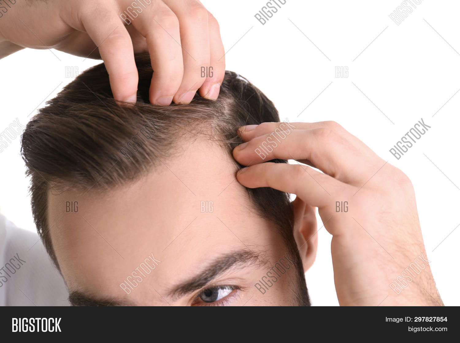 adult,alopecia,attractive,background,bald,balding,baldness,beauty,care,caucasian,closeup,dandruff,growth,guy,hair,hairline,hairloss,hands,head,health,isolated,lice,losing,loss,male,man,mask,medical,medicine,person,problem,receding,regrowth,scalp,scratch,shampoo,skin,therapy,thinning,transplant,treatment,white,wig,young
