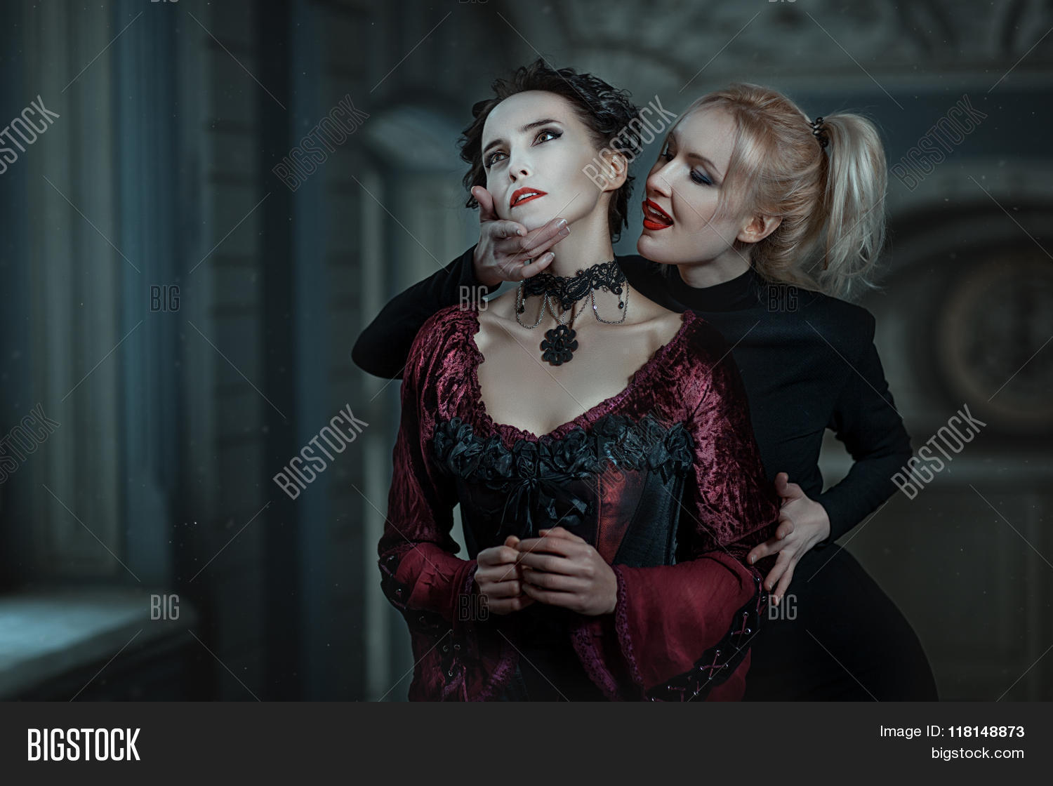 allurement,biting,black,blandishment,blood,carnival,characters,couple,dead,elegance,evil,fantasy,females,fun,games,gothic,halloween,hat,horror,human,inveiglement,kissing,lords,love,magic,medieval,mystery,night,old-fashioned,play,romance,seduction,sensuality,spooky,stage,style,suit,sullen,temptation,terrified,undead,vampire,walking,witch,women,womenfolk,young