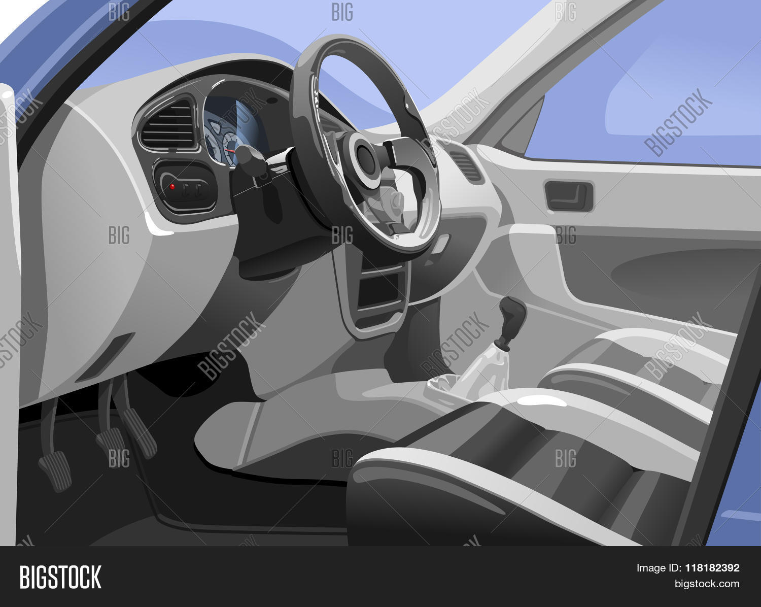 Car Interior 118182392 Image Stock Photo