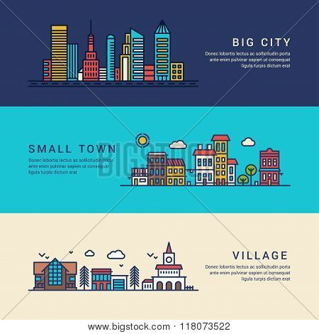 compare difference and small town compare difference and small town