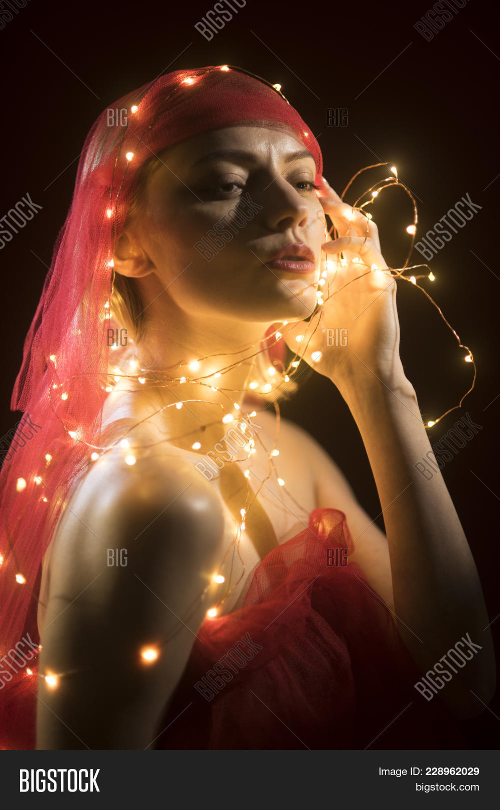 around,atmosphere,background,beautiful,beauty,black,body,bright,caucasian,celebration,christmas,coiled,concept,december,decoration,desire,effect,erotic,face,fun,garland,girl,glow,glowing,hand,hat,holydays,lady,led,light,merry,mysterious,new,night,outfit,people,red,sexi,sexy,shiny,string,woman,xmas,year,young