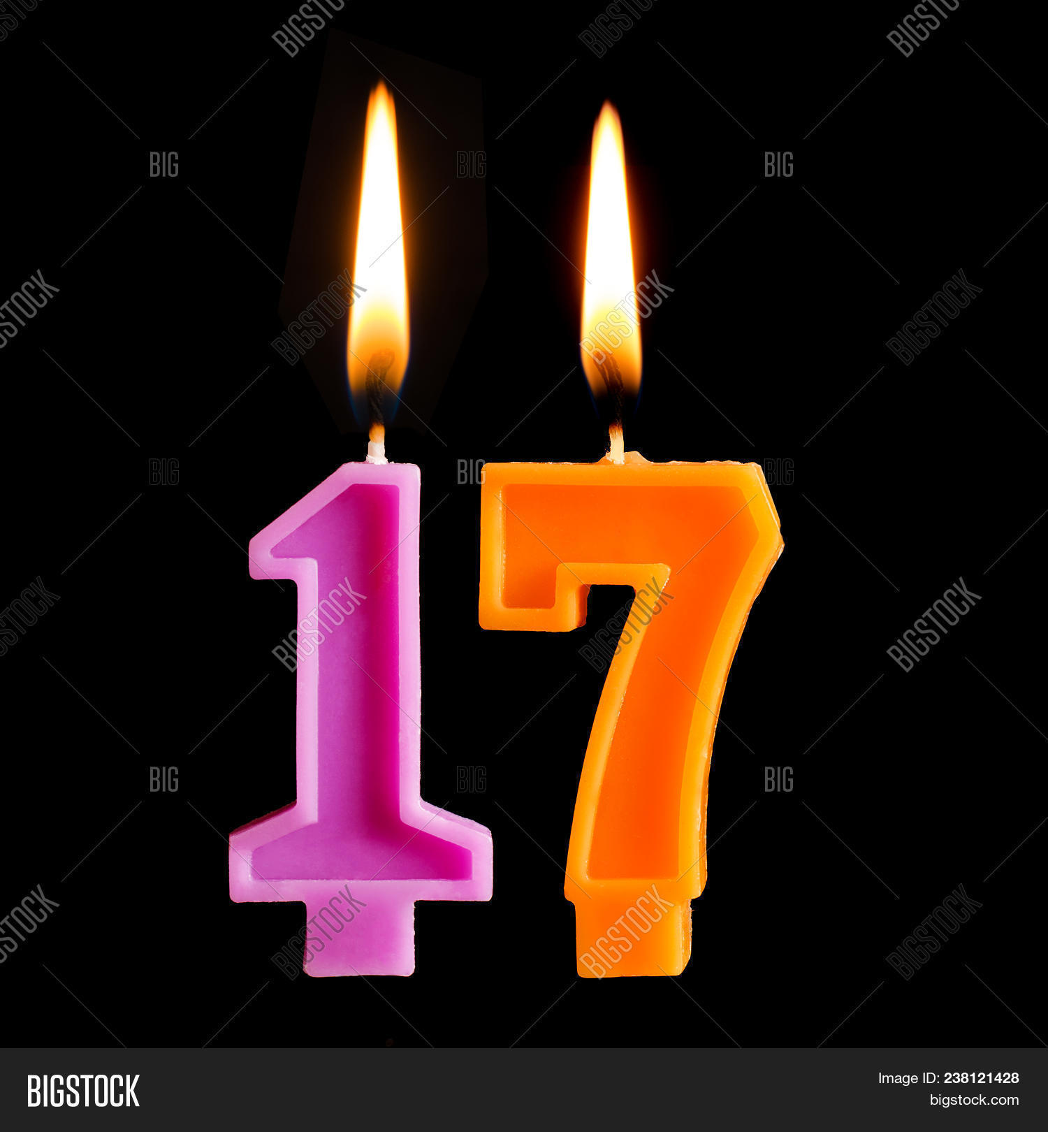 1,17,17th,7,adult,age,anniversary,beautiful,birthday,black,bright,burning,cake,candle,celebrate,celebration,color,colorful,date,day,decorating,decoration,decorative,design,digit,element,enjoyment,event,figure,fire,flame,full,fun,happiness,holiday,image,important,individuality,isolated,joy,life,light,number,object,one,pastry,seventeen,seventeenth,wax