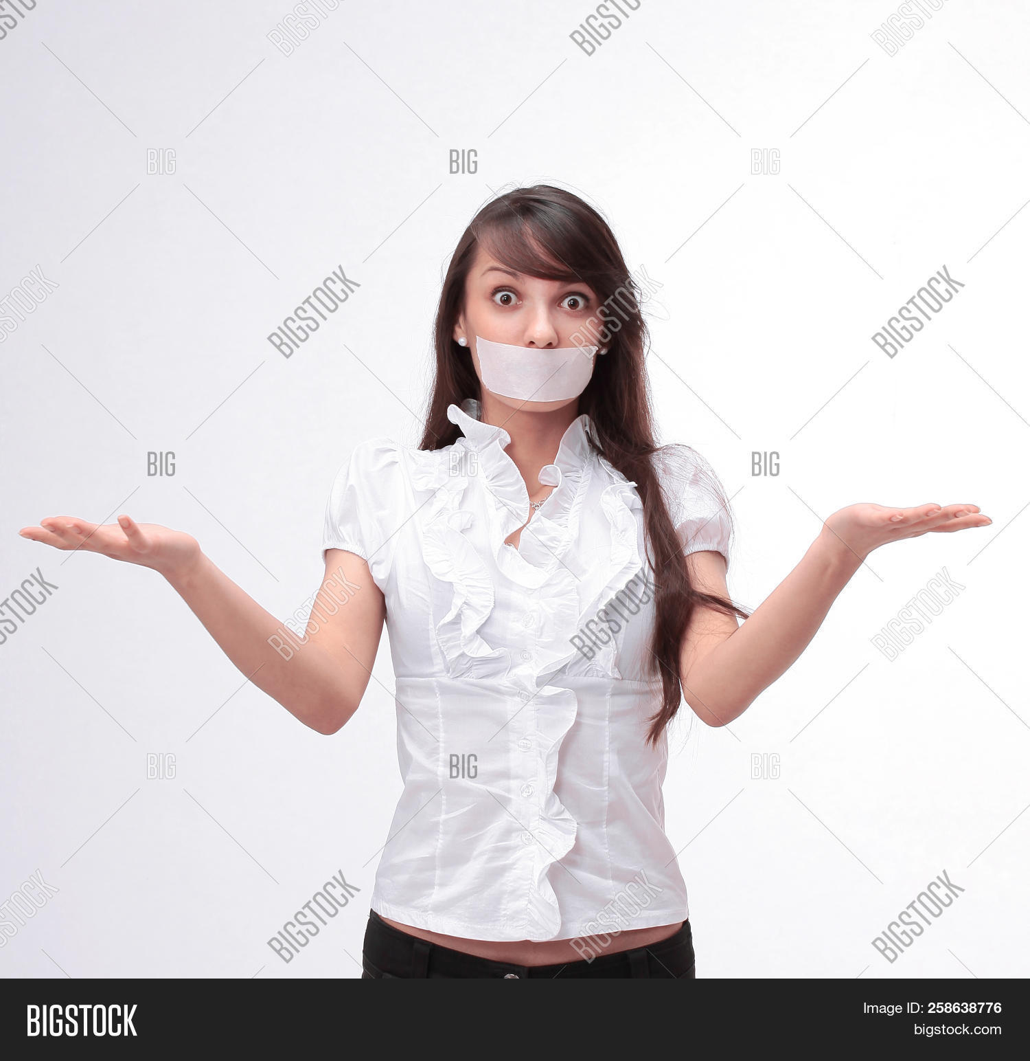 adhesive,adult,attractive,background,beautiful,business,caucasian,censorship,concept,conceptual,control,covering,cute,face,fear,female,forbidden,freedom,girl,glamour,grey,human,isolated,lady,metaphor,mouth,mystery,people,person,plate,portrait,prohibited,quiet,sadness,scotch,secret,shut,sign,silence,silenced,speech,symbol,tape,taped,unhappy,upset,white,woman,women,young