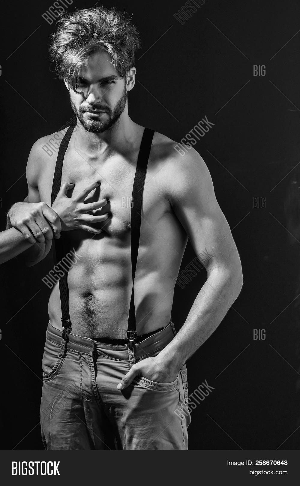ab,adult,athlete,background,bare,beard,bearded,belly,body,bodybuilder,caucasian,chest,desire,fashion,fashionable,fit,fitness,grey,guy,handsome,hipster,macho,man,model,muscular,pack,pants,sexi,sexy,six,suspenders,torso,young
