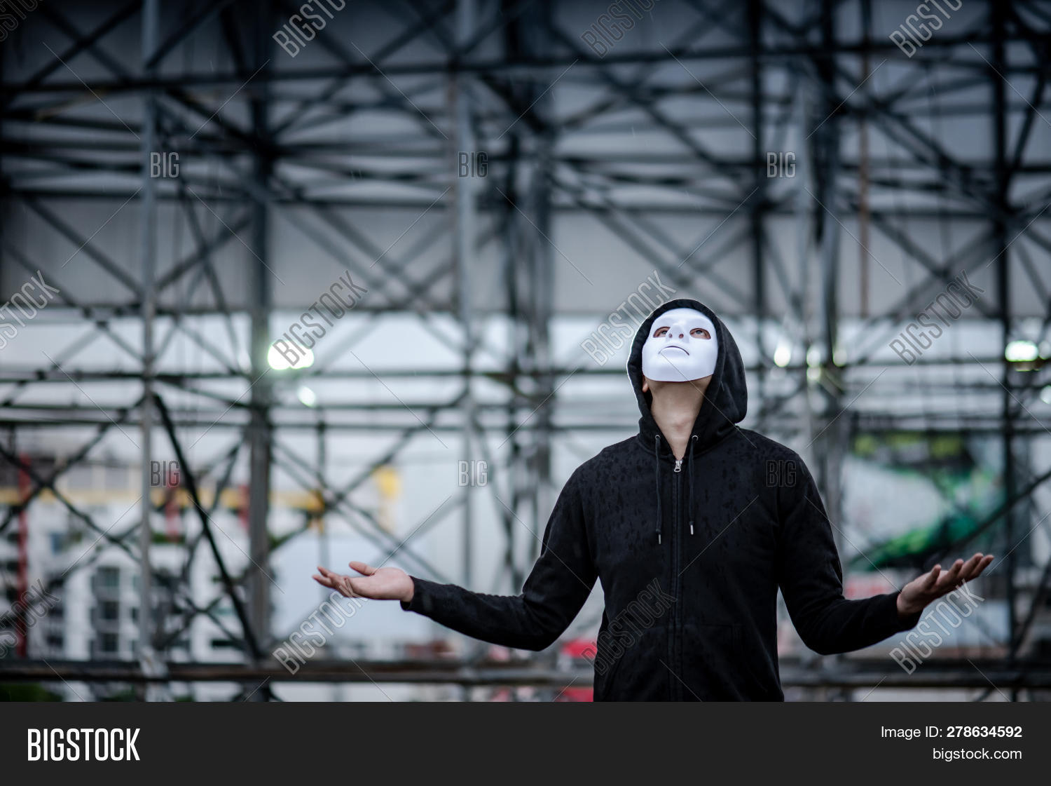 adult,anonymous,bipolar,black,building,city,concept,depressed,depression,depressive,despair,disorder,distraught,face,grief,guy,hidden,hooded,hoodie,issues,loneliness,lonely,looking,male,man,mask,negative,pain,people,person,portrait,problem,rain,rooftop,sad,sadness,scary,social,stranger,street,stressed,structure,suffer,trouble,unhappy,unrecognizable,up,wet,white,worried