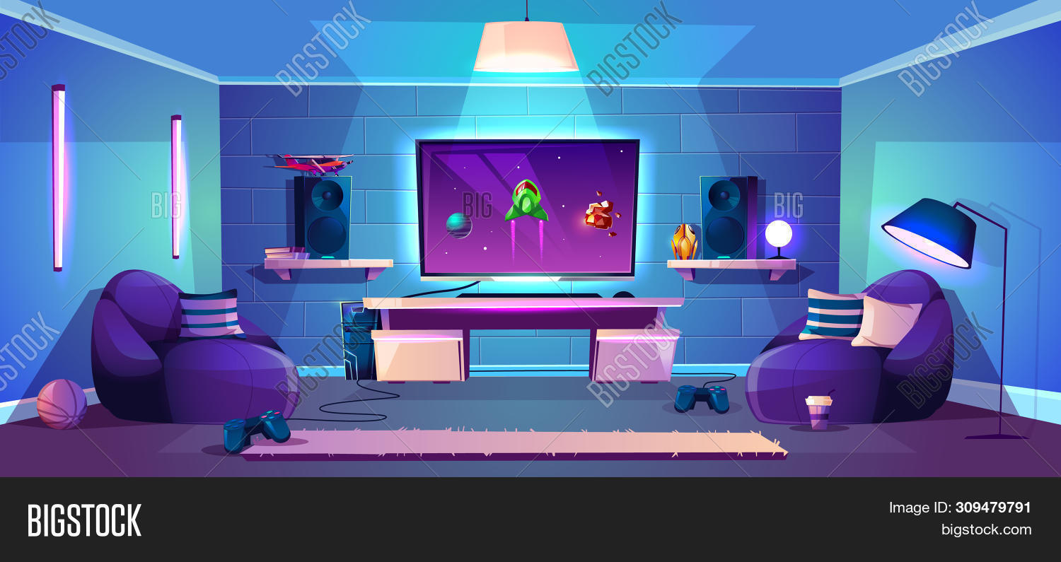 apartment,armchair,audio,background,carpet,cartoon,club,computer,concept,console,cozy,creative,design,digital,entertainment,esport,furniture,game,gamepad,gamer,graphic,illustration,interior,isolated,joystick,lamp,light,living,lounge,modern,monitor,neon,night,object,office,pillow,place,play,purple,room,screen,set,stream,team,tv,ultraviolet,video,violet,workspace