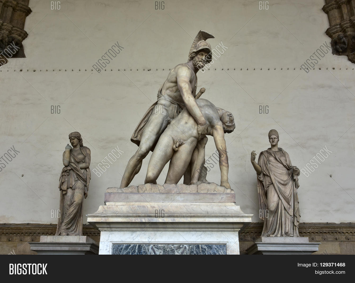 ancient,art,body,classical,compassion,florence,greek,helm,help,hero,italy,legend,loggia,man,marble,mercy,monument,myth,mythology,nude,pity,roman,sculpture,statue,support,three,tourism,tunic,tuscany,war,warrior,woman