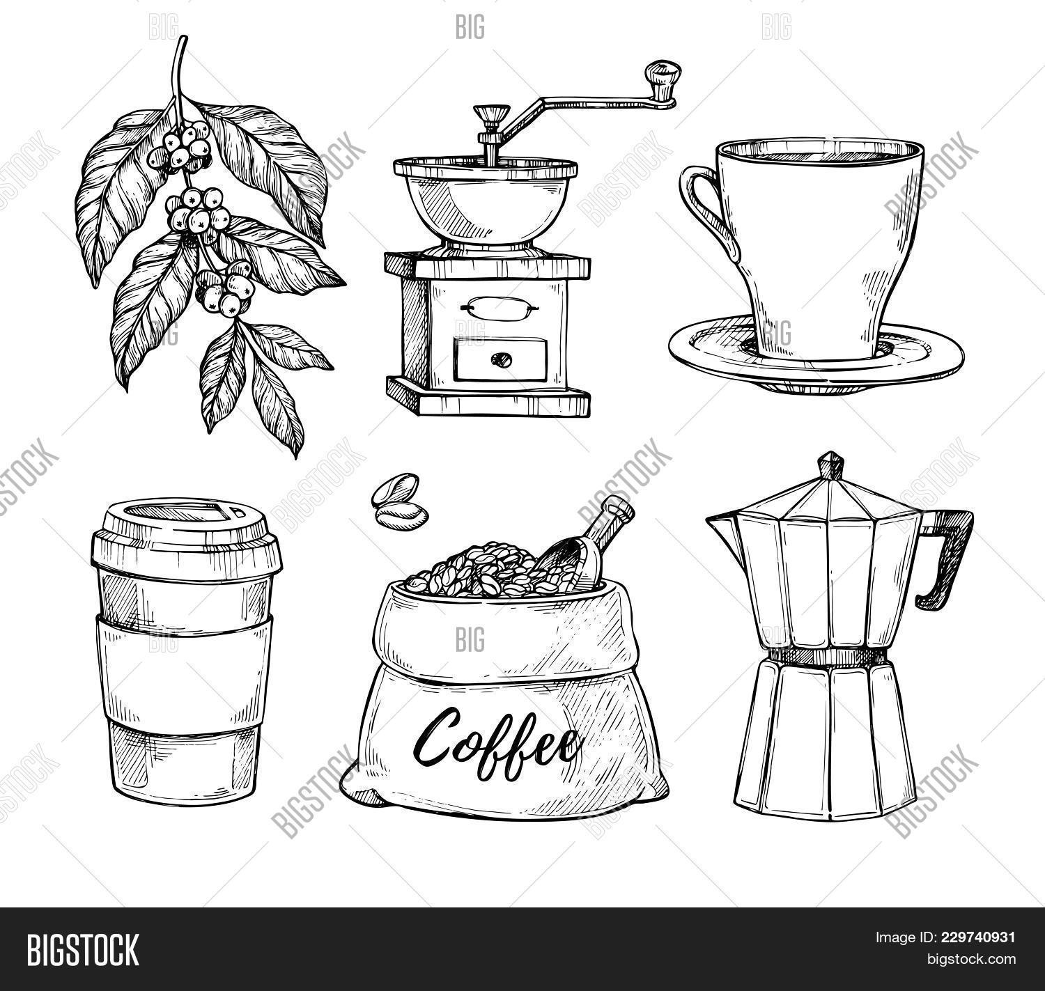 aroma,art,background,bean,beverage,black,breakfast,cafe,caffeine,cappuccino,coffee,collection,cup,design,drawing,drawn,drink,element,espresso,food,grain,graphic,grunge,hand,hot,icon,illustration,isolated,latte,maker,menu,mocha,morning,object,old,restaurant,retro,set,shop,sketch,sweet,symbol,tasty,vintage,white