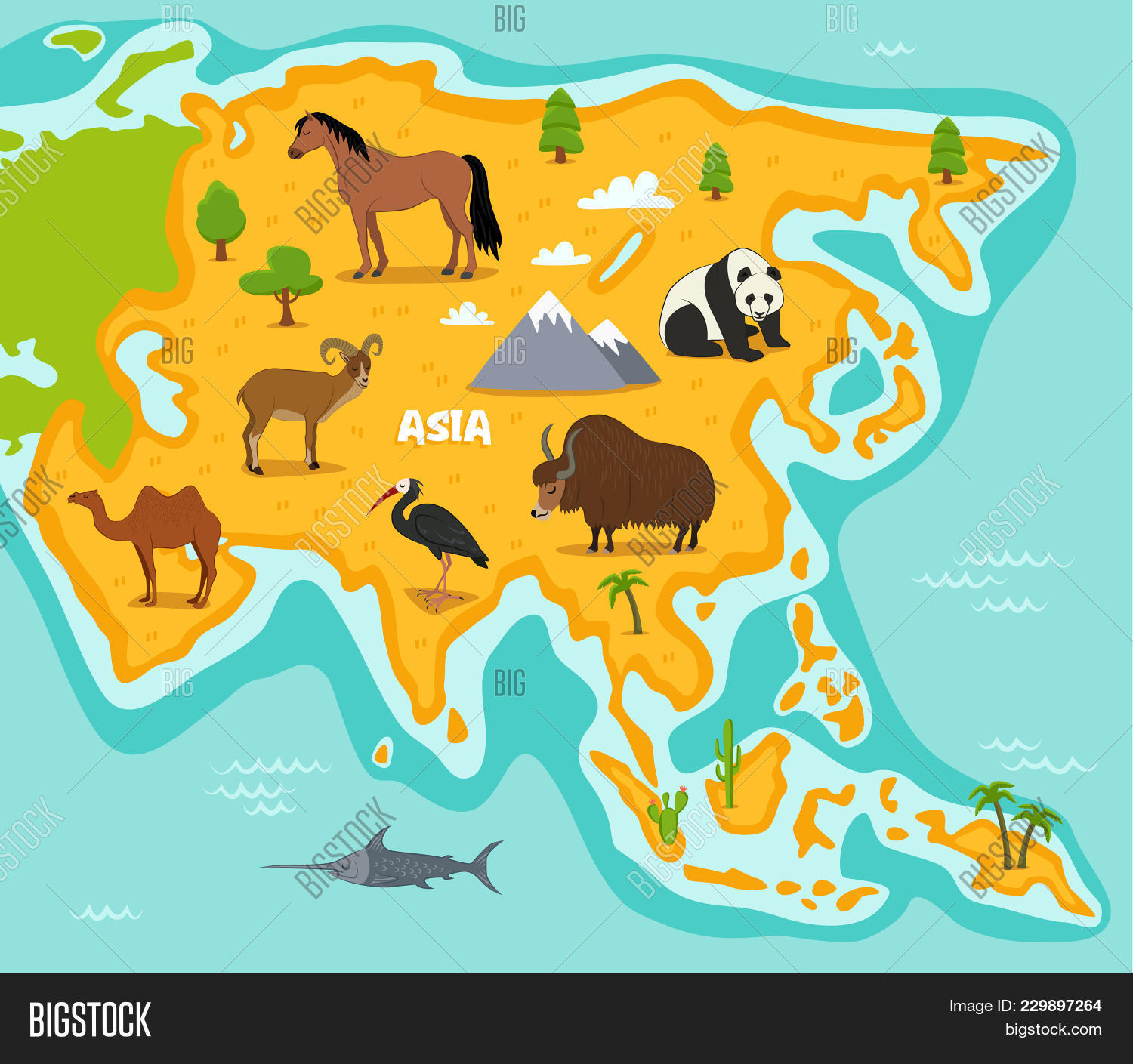 animal,art,asia,asian,background,banner,blue,cactus,camel,cartoon,collection,colorful,continent,cute,decoration,decorative,desert,design,different,drawing,element,fauna,flora,forest,graphic,horse,ibis,illustration,jungle,mammal,map,mountain,natural,nature,ocean,palm,panda,plant,set,style,symbol,tree,tropical,urial,wild,wildlife,yak,zoo