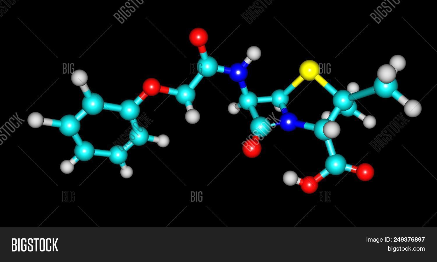 3d,antibacterial,antibiotic,atomic,atoms,background,bacteria,black,chemical,chemistry,disease,drawing,drug,formula,graphic,illustration,infection,isolated,medicine,model,molecular,molecule,penicillin,science,scientific,structural,structure,symbol,treatment