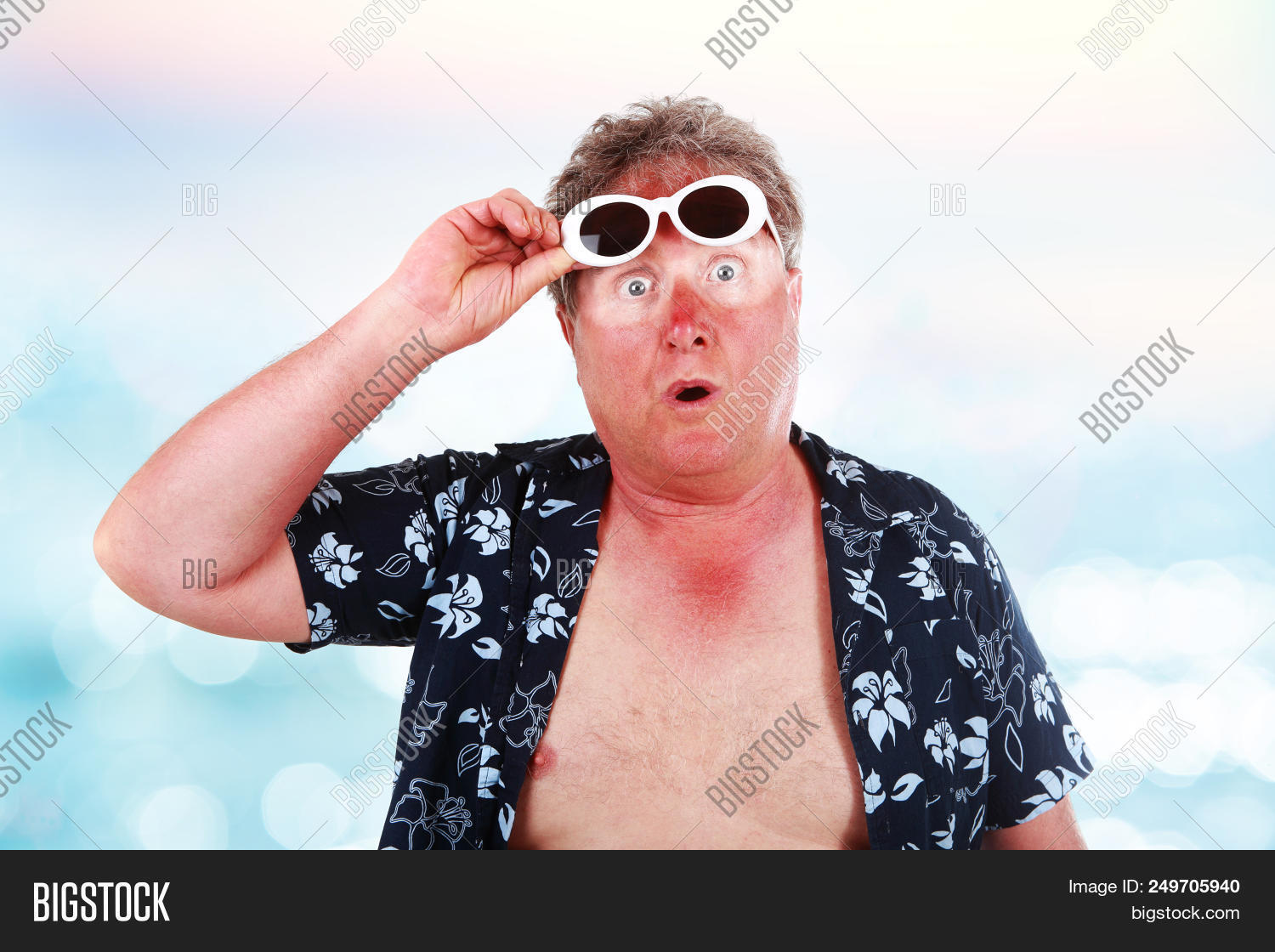 aging,baked,body,burn,cancer,clout,damage,danger,exposure,expression,eyes,fried,funny,glasses,guy,hawaiian,health care,irritation,lines,looking,male,man,marks,middle aged,overexposure,pain,problem,protection,red,redness,ring,shirt,skin,skincare,spots,suffering,summer,summertime,sun,sunburned,sunglasses,tan,tropical,ultra,ultraviolet,unhealthy,unprotected,unsafe,uv,violet