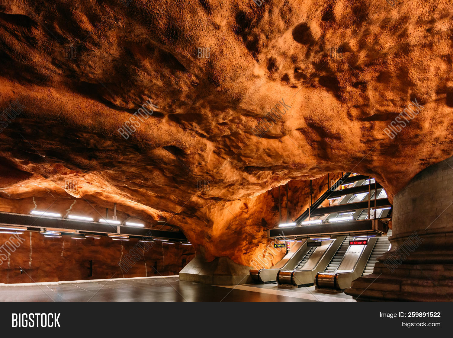Stockholm,Swedish,city,colorful,escalator,europe,european,interior,journey,metro,nobody,platform,public,rail,railroad,railway,scandinavia,station,subway,sweden,tourism,travel,tunnel,tunnelbana,underground