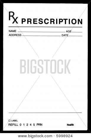 doctor prescription pad